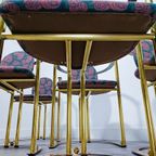 Hollywood Regency Eettafel & 6 Armstoelen - Belgo Chrom thumbnail 20