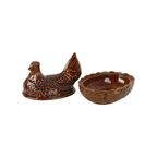 Vintage Hen Kip Keramiek Ei Houder Ovenschaal Portmeirion England thumbnail 5