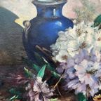 Schilderij "Bloemstilleven". thumbnail 3
