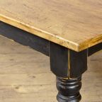 Grenen Boeren Tafel Met Oud Blad thumbnail 6