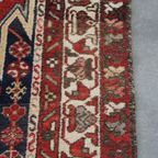 Oosters Vloerkleed/ Tapijt Met Mooi Patroon In Rode En Blauwe Tinten 197×134 Cm thumbnail 6
