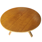Vintage Blank Eiken Salontafel 1960S thumbnail 3