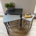 Nested Tables / 3 Restyled Vintage Sidetables thumbnail 2