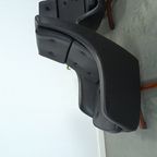 Zwarte Skai Kunstleder Draaifauteuil Uit Zweden thumbnail 12