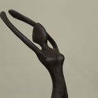 Vintage Bronzen Beeldje Ballerina 2/6 | 00857 thumbnail 3