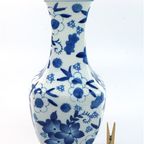 Hoge Vaas Blauw Wit thumbnail 3
