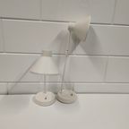 Set Jaren 80 Verstelbare Tafel- Bureau Of Nachtkast Lampen thumbnail 3