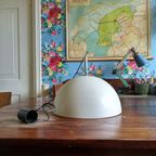 Vintage Dome Mushroom Hanglamp Hoffmeister Leuchten Jaren '70 thumbnail 14