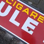 Zeer Groot Emaille Bord Boule D'Or Cigarette Uit 1952. thumbnail 7