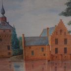 Schilderij Kasteel De Granvelle Te Sint-Joost-Ten-Node thumbnail 4