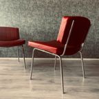 2X Vintage Conseil Chairs By Pierre Gauriche For Meurop,Ca60 thumbnail 10