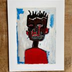 Jean Michel Basquiat, Self Portrait 1984 Licensed By Artestar Ny, Printed In U.K. thumbnail 6