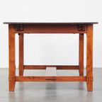 Prachtige Design Set Van 6 Eetkamerstoelen En Uitschuifbare Eetkamertafel Van Schuitema thumbnail 16