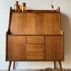 Retro Vintage Mid-Century Secretaire thumbnail 11