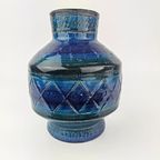 Prachtige Italiaanse Blauwe Bitosso Vaas 20 Cm thumbnail 8