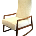 Ole Wanscher France & Son Fauteuil Schommelstoel 'ulfborg' Vintage thumbnail 8