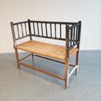 Bobbin Bench Seat With Arm Rests thumbnail 2