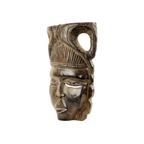 Oosters Masker Tribale Kunst Hardhout Vrijstaand Hout Sixties 41Cm thumbnail 9