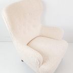 Vintage Artifort Theo Ruth Heren Fauteuil Teddy Nieuwe Stof thumbnail 7