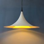 Mid Century Deense Witte Space Age Heksenhoed Hanglamp thumbnail 6