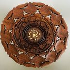 Vintage Oosters Plantentafeltje Houtsnijwerk Boho thumbnail 4