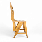 2 X Library Ladder Chair 1950s thumbnail 6