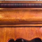 Demontabele Antiek Mahonie Vitrinekast Met Lade En Planken, 186 Cm Hoog thumbnail 4