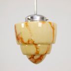 Antieke Vintage Art Deco Hanglamp thumbnail 4