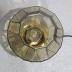 Vintage Plafondlamp, Wandlamp Glashütte Limburg - Rookglas | 01241 thumbnail 10