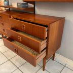 Vintage Deense Ladekast, 3 Lades, 1960's, 2 Stuks Op Voorraad thumbnail 18
