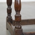 Zeer Mooie En Originele 16E Eeuwse Engelse Eikenhouten Joint Stool/Kruk Met Een Prachtig Patina thumbnail 10