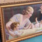 Grote Brocante Lijst Met Wel Een Hele Mooie Afbeelding😍 thumbnail 3