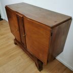 Vintage Art Deco Buffetkast, Dressoir, Wandkast Jules Leleu thumbnail 9