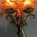 Set Van 2 Antieke Frans Louis Xv Stijl Wandlampen thumbnail 11