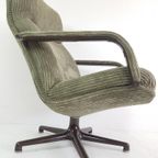 Artifort Draaifauteuil Groene Rib F171 | Geoffrey Harcourt thumbnail 9