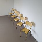 Old Stacking School Chairs 1950s thumbnail 5