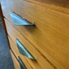 Vintage Mini Houten Ladekast Met Formica Blad thumbnail 8