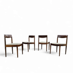 4 X Scandinavian Teak Dining Chairs / 1970s thumbnail 13
