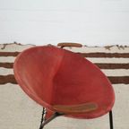 Hans Olsen Suede ‘Balloon’ Chair For Lea thumbnail 5