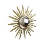 Mid Century Verkoperd Metalen Zonnespiegel Deknudt Convex 55Cm thumbnail 11