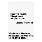 Poster - King & Mcgaw Ik Heb Nooit Gelezen - Andy Warhol 70 X 100 Cm thumbnail 2