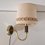 Vintage Wandlamp Messing Bamboe Lamp Jaren 70 Wandlampje thumbnail 10