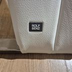 4x Rolf Benz 7800 - Eetkamerstoelen - Nieuwstaat - Zwart-wit thumbnail 23
