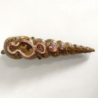 Franse Mid-century Majolica Schelp Sculptuur Keramiek 1950’s thumbnail 6