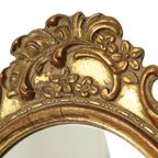 Mid Century Klassiek Bladgoud Deknudt Spiegel Fifties thumbnail 5