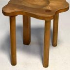 Era Herbst Kruk Eikenhout Vintage Jaren 90 Stool Krukje 1990 thumbnail 3