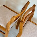 Set 4 Stoere Vintage Deense Eetkamerstoelen Jaren 60 thumbnail 3
