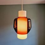 Scandinavische Dubbele Hanglamp In Opaline En Amethistglas thumbnail 6