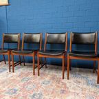 4x Deens Design Stoelen, Søren Willadsen, Midcentury thumbnail 13