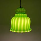 Rare Green Glass Pendant Light By Peill And Putzler 1960 thumbnail 9